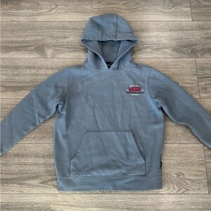 Vans Off The Wall Kids Old Skool Skate Hoodie Blue Gray Small Pullover Used